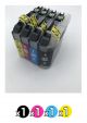 Compatible Brother 133 Value Pack (1 Black + 1 Cyan + 1 Magenta + 1 Yellow)