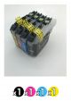 Compatible Brother 233 Value Pack (1 Black + 1 Cyan + 1 Magenta + 1 Yellow)