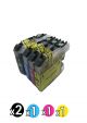 Compatible Brother 237XL-235XL Value Pack ( 2 Black + 1 Cyan + 1 Magenta + 1 Yellow)