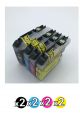Compatible Brother 237XL-235XL Value Pack ( 2 Black + 2 Cyan + 2 Magenta + 2 Yellow)