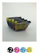 Compatible Brother 39 Value Pack (2 Black + 2 Cyan + 2 Magenta + 2 Y ellow)