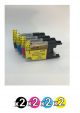 Compatible Brother 73-77XL Value Pack (2 Black + 2 Cyan + 2 Magenta + 2 Yellow)