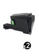 Compatible Kyocera TK-1119 Black Toner - 1600 pages FS1041 Value Pack (2 Black)