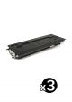 Compatible Kyocera TK-410 Black Toner KM1620 - 15000 pages Value Pack (3 Black)
