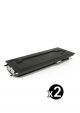 Compatible Kyocera TK-479 Black Toner - 15000 pages Value Pack (2 Black)