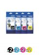 Genuine Brother LC-436 Value Pack (2 Black + 2 Cyan + 2 Magenta + 2 Yellow)