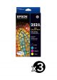 Genuine Epson 252BXL Value Pack (3 Black)