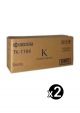 Genuine Kyocera TK-1184 Black Toner - 3000 pages Value Pack (2 Black)